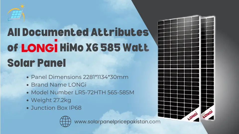 585 Watt Solar Panel Price In Pakistan